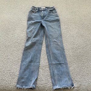 Abercrombie and Fitch “the 90’s straight ultra high rise” jeans